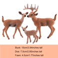 thumbnail image 2 of Tuparka Juego de 9 piezas de animales del bosque, figuras en miniatura, animales del bosque, figura de ciervo, figura de perro, conejo, oso, animales en miniatura, adornos para tartas del bosque, 2 of 5