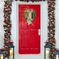 thumbnail image 4 of Artificial Garland Plant Rattan Christmas Jesus Wreath Window Decoration Image Circle Wall Door Hanging, 4 of 13