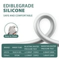 JASYA Silicone Shower Hose, 59 inches, Extra Long, High Pressure ...
