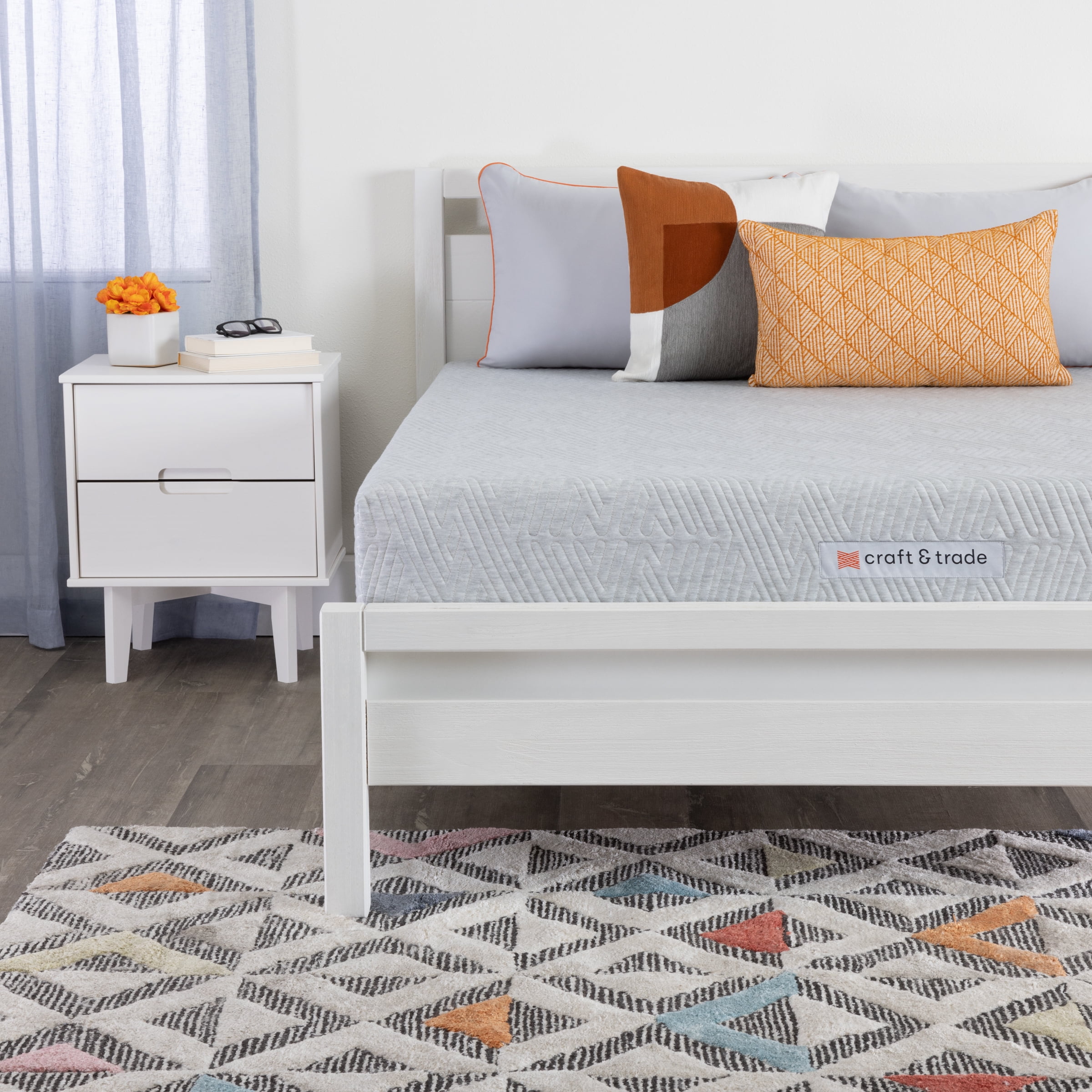 Craft & Trade Risewell 8” Memory Foam Mattress, CopperGel Cooling, CertiPUR-US, California King