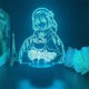 thumbnail image 1 of Luz nocturna LED 3D Flandres Scarlets Football Colorida, 1 of 2