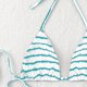 thumbnail image 5 of Trajes de baño Amzcrzy Tankini para mujer, trajes de baño, trajes de baño, bikini con control de abdomen, bikini cómodo de moda para mujer, traje de baño de color liso, conjuntos de bikinis verde, M, 5 of 7