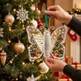 thumbnail image 5 of Christmas Cash Gift Ornament,Acrylic Butterfly Christmas Money Holder for Cash,Funny Hanging Xmas Tree Hanging Decoration for Gift Card, 5 of 7