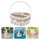 thumbnail image 1 of unbranded Almohada Para Anillos De Con Artesanía Ideal Para Guardar En Eventos Especiales, 1 of 8