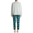 thumbnail image 5 of Secret Treasures Women’s and Women’s Plus Long Sleeve Plush Pajama Set, 5 of 7
