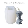 thumbnail image 1 of Roman Column Candle Molds Ancient Railing Silicone Stripe Shape Cylinder Candle Pillar Mould for DIY Handmade Candle, 1 of 2