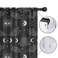 thumbnail image 4 of Blackout Kids Curtains,Black Eye Moon Crystal Cloud Star Pattern Childrens Insulated Curtains Set Of 2,Bedroom Essentials,Toddler Room Decor 52x84in(132x213cm), 4 of 5