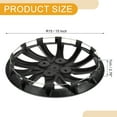 thumbnail image 4 of Unique Bargains 4 Pcs R15 / 15 Inch Universal Car Wheel Rim Hub Cover Wheel Hub Caps Silver Tone, 4 of 8