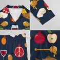 thumbnail image 6 of Top-kevin Women's Pajama Sets Flamingo Hearts Dots Pattern Long Sleeve Lounge Sets Pjs Sleepwear with Pockets, 6 of 12