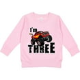 thumbnail image 2 of Inktastic Monster Truck 3rd Birthday Toddler Sweatshirt, 2 of 4