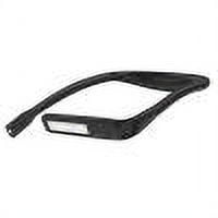 Luz LED para libros, luz de lectura flexible para colgar en el cuello, regalos creativos (negro)