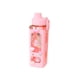 thumbnail image 5 of Soidarity Botella de agua con pegatinas de pajita, taza para beber jugo de 700ML de capacidad, taza escolar encantadora, chica, novias, pareja, Rosa/con pegatina 2piezas, 5 of 6
