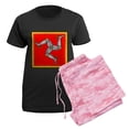 thumbnail image 5 of CafePress - Isle Of Man Pajamas - Women's Short Sleeve Print T-Shirt and Pants Dark Cotton Pajama Set, 5 of 7