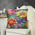 thumbnail image 2 of YINGXI Throw Pillow Covers Flower for Sofa 20x20in, 2 of 5