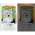 thumbnail image 2 of Caroline's Treasures LH9441CNL Old English Sheepdog Easter Eggtravaganza Ceramic Night Light, 6x4x3", multicolor, 2 of 2