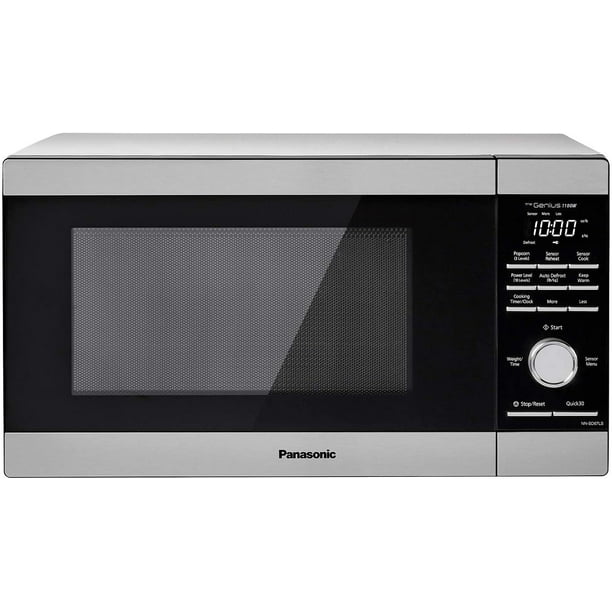 Panasonic Nn Sd67ls Countertop Microwave Oven 1100w With Genius Sensor Cook And Auto Defrost 1 3 Cft Stainless Steel Walmart Com