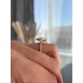 thumbnail image 3 of ESTE ORIGIN 2.65Ct Pear Cut Moissanite Solitaire Engagement Ring with Hidden Halo and Pave, 18K Rose Gold Solitaire Ring for Women US 6.5, 3 of 10
