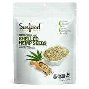 Sunfood Superfoods Organic Shelled Hemp Seeds, 1.0 Lb
