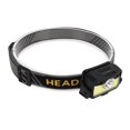 thumbnail image 2 of Linterna frontal LED de inducción recargable por USB 6 modos 600lm IPX4 impermeable para exteriores para acampar senderismo RV viajes, 2 of 8