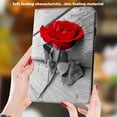 thumbnail image 4 of Tablet Case for Samsung Galaxy Tab A9 Lightweight PU Leather/TPU Folio Case with Card Slots/View Stand - Protective Cute Cover,Red Flower, 4 of 9