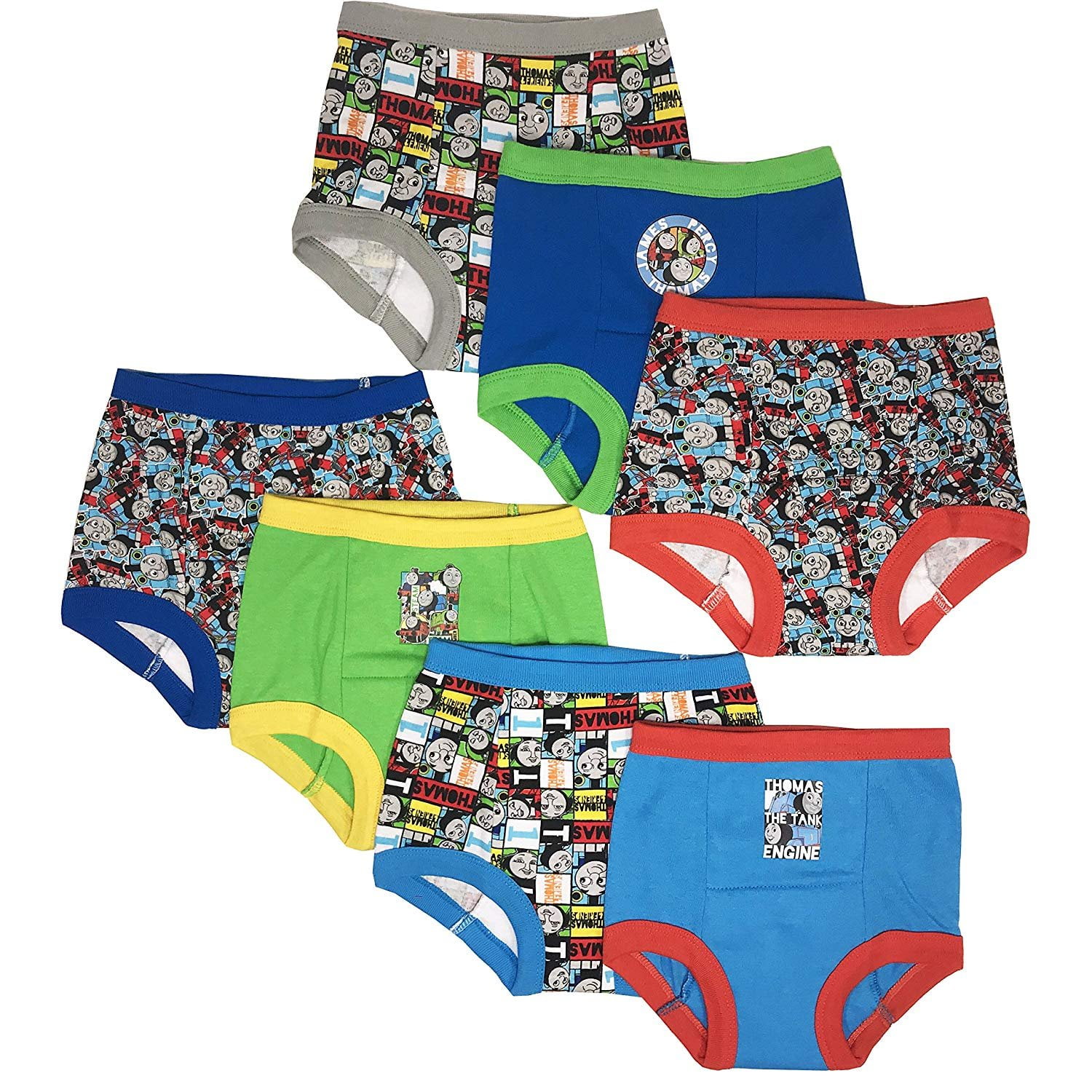 Handcraft Thomas for Male Potty Training Pants Underwear Toddler 7-Pack Size 2T 3T 4T