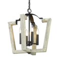 thumbnail image 1 of Golden Lighting 7802-4P NB-GH Regan 4 Light Pendant, Natural Black, 1 of 1