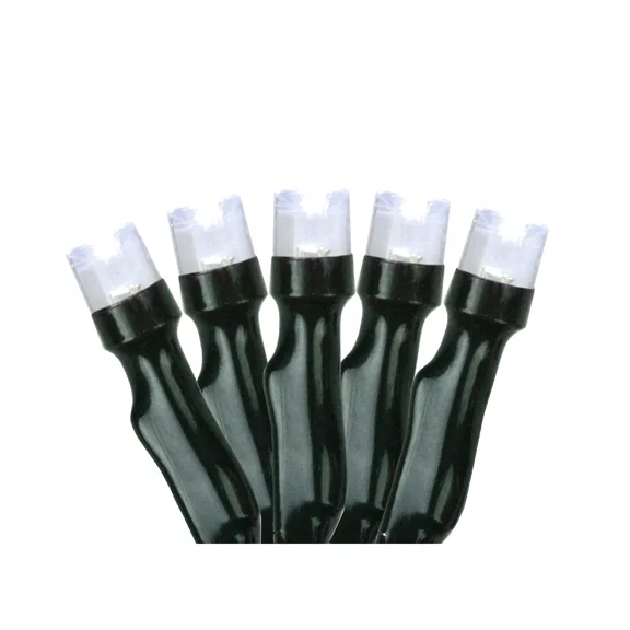 Northlight 20Ct B/O Pure White Led Wide Angle Patio String Lights - Green Wire