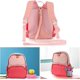 thumbnail image 3 of Children's Cute Canvas Backpacks Toddler Backpack (Pink), 3 of 4