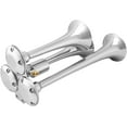 thumbnail image 3 of Vixen Horns Train Horn Kit for Trucks/Car/Semi. Complete Onboard System- 150psi Air Compressor, 0.5 Gallon Tank, 3 Trumpets. Super Loud dB. Fits Vehicles like Pickup/Jeep/RV/SUV 12v VXO8805/3114, 3 of 10