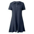 thumbnail image 3 of Women's Casual Button Down Dress Pure Color Versatile Wear Comfortable Turn Collar Stylish Daily Outfit, 3 of 4