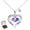 Sliver, variant on Custom Heart Necklace for Women Personalized Engraved Necklace with Name & Birthstone Custom Jewelry Gift for Wife Girlfriend or Loved One Valentines Day Birthday Gifts (Sliver) ...