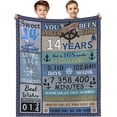 thumbnail image 1 of LHSHID Best Gifts for 18th Year Old Boys Blanket Flannel Soft and Comfortable Anti static Bed Sofa Blanket 40x50in, 1 of 6