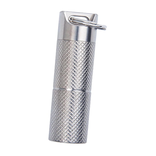 Waterproof Box Fob Bottle for Survival Outdoor Tool 2layer 2.54inch High