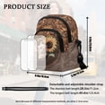 thumbnail image 6 of TSOVTHRID Sunflower Pig Brown Print Crossbody Bag for Women Shoulder Handbag Cell Phone Purse Wallet with Card Slots Small Crossbody Purses for Daily Use, 6 of 7