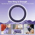 thumbnail image 3 of Magnetic for iPhone 15 Plus Case with Ring Holder Compatible with Magsafe Cover Camera Lens Protector Shockproof Soft TPU 360° Rotatable Kickstand Phone Case for iPhone 15 Plus Purple, 3 of 13