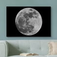 thumbnail image 2 of HFDF Canvas Prints Wall Art Full Moon Against Black Universe Space Modern Wall Decor Home Art Stretched Gallery Canvas Wrap Giclee Print & Ready to Hang - 10x8inch Framed, 2 of 5