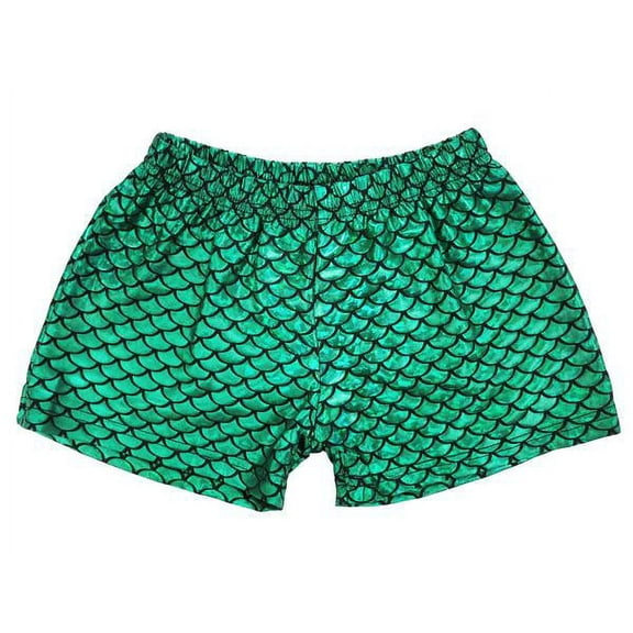 Wenchoice Laser Green Shorts For Dance/Gymnastic/Swimming Girls M(2-4 Years)