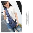 thumbnail image 3 of Mens Crossbody Sling Backpack Sling Bag Travel Hiking Bag Daypack with USB Charge Chest Bag Multi Functional Shoulder Bag Blue, 3 of 5
