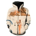 thumbnail image 1 of Sudadera con capucha y cremallera para hombre, diseño abstracto de ojos de tigre, estilo Harajuku, gran oferta de primavera de 2024, con capucha, estilo hip hop, estampado 3D., 1 of 6