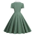 thumbnail image 4 of Summer Savings Clearance!Women's Vintage 1950s Dress Retro Polka Dot 50s 60s Halter Dress Hepburn Cocktail Swing Party Dresses Gowns, 4 of 6