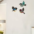 thumbnail image 4 of kkbbma under $5 Wooden Flying Birds Wall Art, 3 Piece Handmade Wooden Flying Birds Wall Art, Home Office Wall Decor Artwork, Nature Inspired Wooden Bird Decor, Easy Mount Wall Hanging Sculpture, 4 of 5