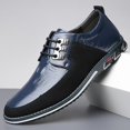 thumbnail image 2 of Men's Patchwork Lace-up Casual Shoes, 2 of 3