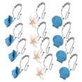 thumbnail image 3 of Juego De Ganchos Colgantes Con Forma De Concha De Estrella De Mar, Juego De Ganchos Colgantes De Acero Inoxidable, Juego De Ganchos Dobles Para Cortina Speravity HA025013-02, 3 of 7