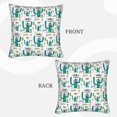 thumbnail image 3 of Bingfone Hello Summer Linen Throw Pillow Covers Cushion Case Pocket Button Vintage Farmhouse Pillowcase-18"x18", 3 of 9