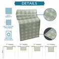 thumbnail image 6 of Burlap Table Runner 36 Inches Long, Seamless Love Heart Green Checker Non-Slip Kitchen Table Runners for Dining Room Everyday Use Party Table Decorations Stripe Plaid on Farm Linen, 6 of 9