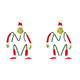 thumbnail image 1 of 5 Uds Soporte Adornos Cabeza Pierna Brazo Navidad para Fiesta, 1 of 7