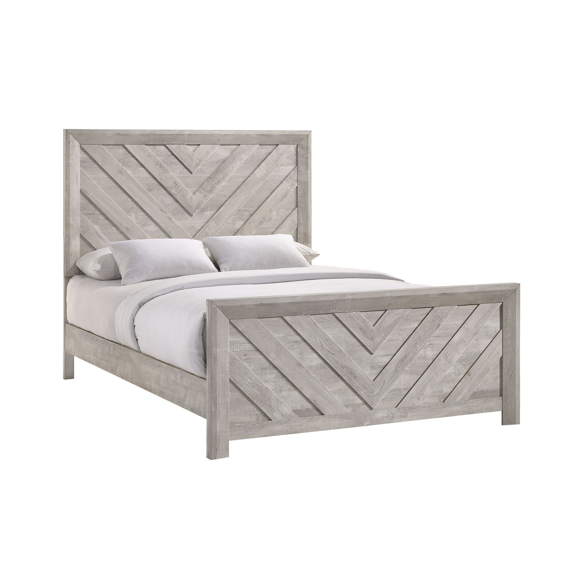 Picket House Furnishings Keely Queen Panel Bed in White