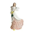 thumbnail image 3 of CarpNettore Angel Figurine Fairy Statue Accessories Supplies Resin Home Decoration Cute Gift White Pink, 3 of 9
