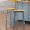 Gray Blue, variant on Bar Stools Set of 2, Solid Wood Farmhouse Kitchen Counter Stools with Footrest, Wooden Bar Chairs for Kitchen Island, Breakfast Nook, Dining Room & Home Bar