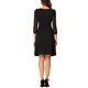 thumbnail image 3 of INSPIRE CHIC Vestido Mini de Chiffon con Cuello Cuadrado y Volantes para Mujeres, Negro XL, 3 of 6